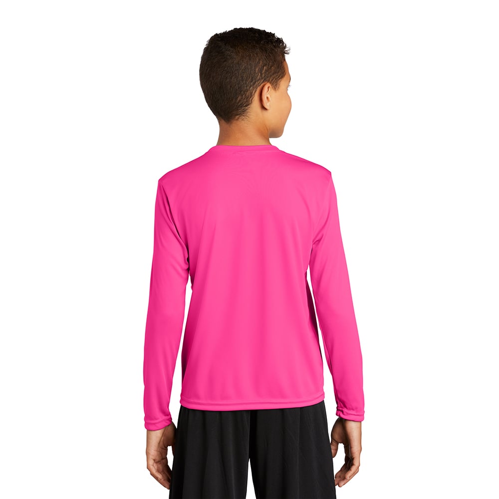 Sport - Tek YST350LS Youth Long Sleeve PosiCharge Competitor T-Shirt - Gorvex.com