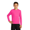 Sport - Tek YST350LS Youth Long Sleeve PosiCharge Competitor T-Shirt - Gorvex.com