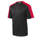 Sport - Tek YST354 Youth PosiCharge Competitor Sleeve - Blocked T-Shirt - Gorvex.com
