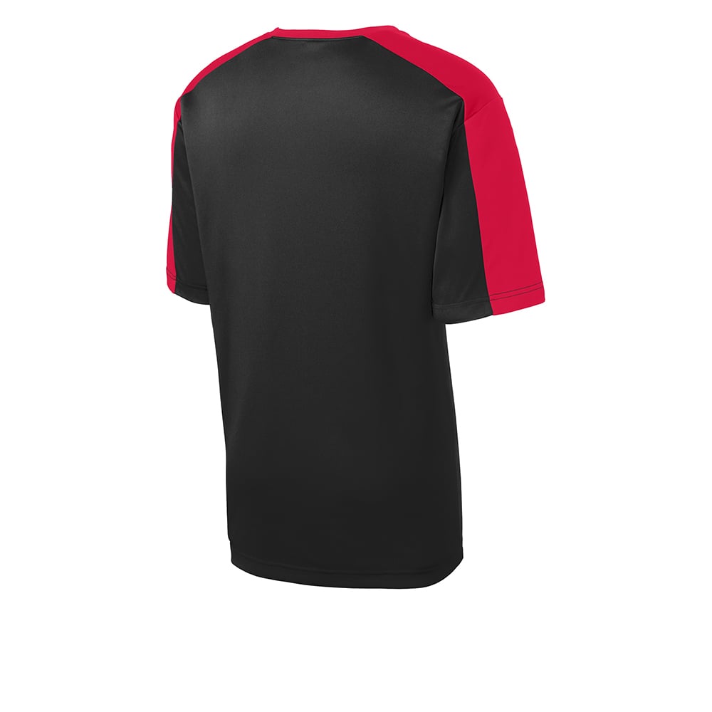 Sport - Tek YST354 Youth PosiCharge Competitor Sleeve - Blocked T-Shirt - Gorvex.com