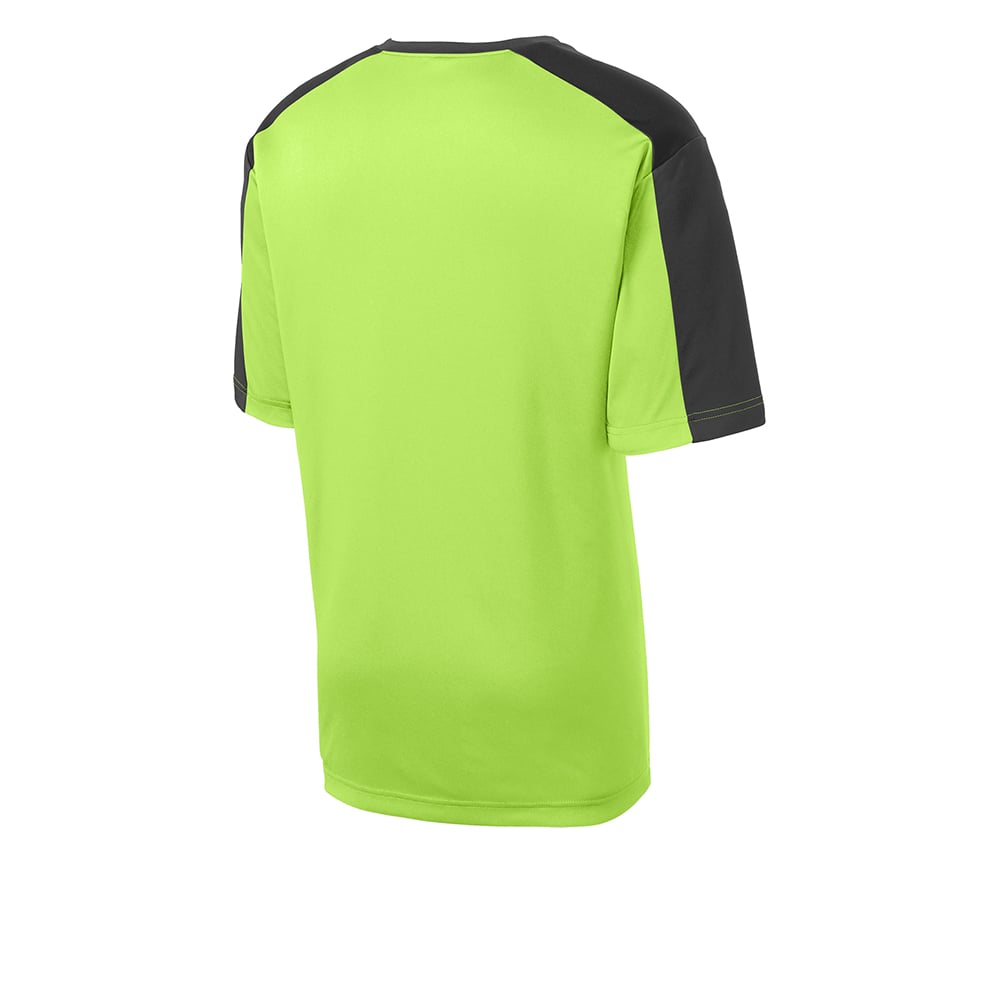 Sport - Tek YST354 Youth PosiCharge Competitor Sleeve - Blocked T-Shirt - Gorvex.com
