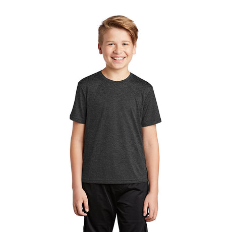 Sport - Tek YST360 Youth Heather Contender T-Shirt with Drop Sleeve - Gorvex.com