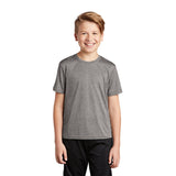 Sport - Tek YST360 Youth Heather Contender T-Shirt with Drop Sleeve - Gorvex.com