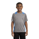 Sport - Tek YST361 Youth Heather Raglan Colorblock Contender T-Shirt - Gorvex.com