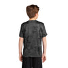 Sport - Tek YST370 Youth CamoHex T-Shirt with Drop Sleeve - Gorvex.com