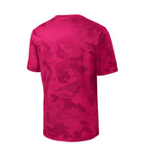 Sport - Tek YST370 Youth CamoHex T-Shirt with Drop Sleeve - Gorvex.com