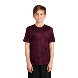 Sport - Tek YST370 Youth CamoHex T-Shirt with Drop Sleeve - Gorvex.com