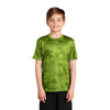 Sport - Tek YST370 Youth CamoHex T-Shirt with Drop Sleeve - Gorvex.com