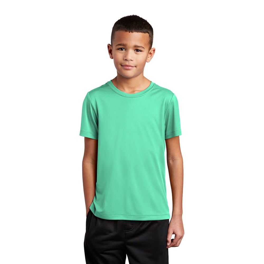 Sport - Tek YST420 Youth Posi - UV Pro T-Shirt with Drop Sleeve - Gorvex.com