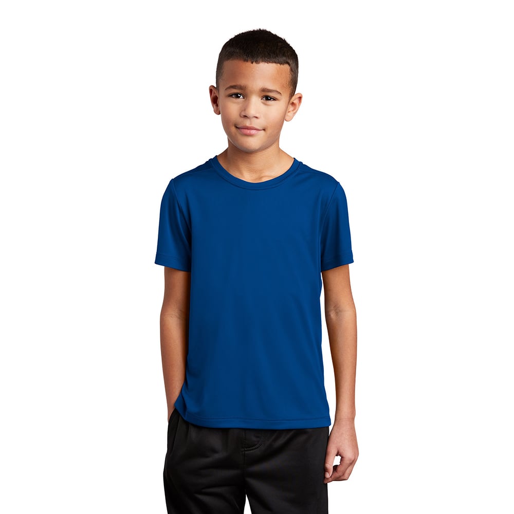 Sport - Tek YST420 Youth Posi - UV Pro T-Shirt with Drop Sleeve - Gorvex.com