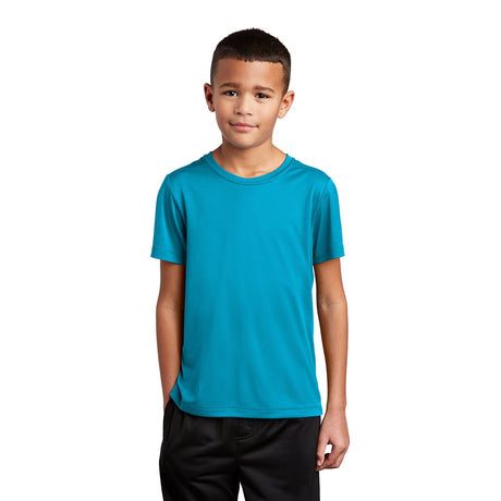 Sport - Tek YST420 Youth Posi - UV Pro T-Shirt with Drop Sleeve - Gorvex.com