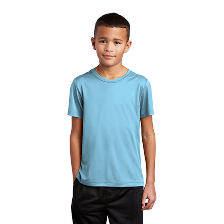 Sport - Tek YST420 Youth Posi - UV Pro T-Shirt with Drop Sleeve - Gorvex.com