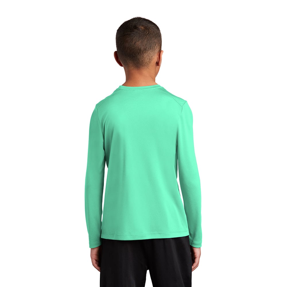 Sport - Tek YST420LS Youth Posi - UV Pro Long Sleeve T-Shirt - Gorvex.com