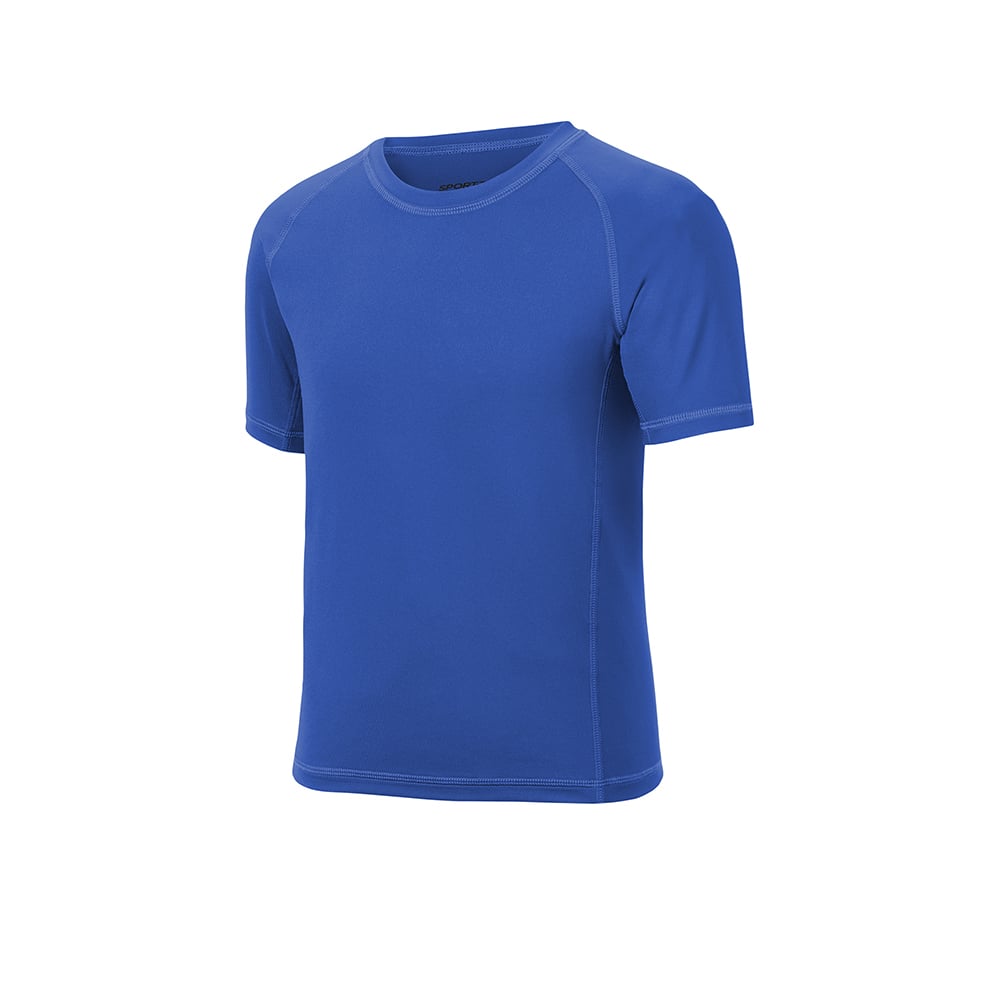 Sport - Tek YST470 Youth Raglan Sleeves Rashguard T-Shirt - Gorvex.com