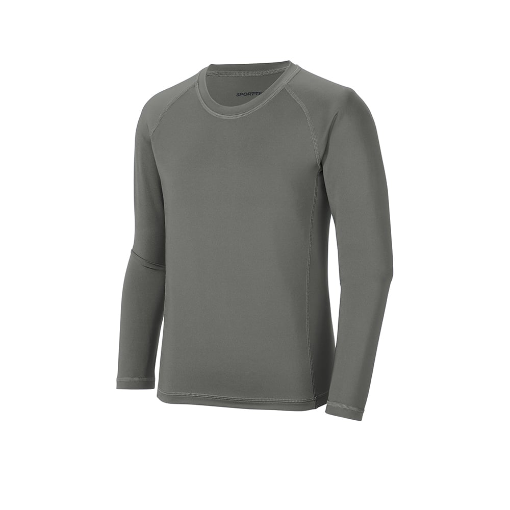 Sport - Tek YST470LS Youth Raglan Long Sleeve Rashguard T-Shirt - Gorvex.com