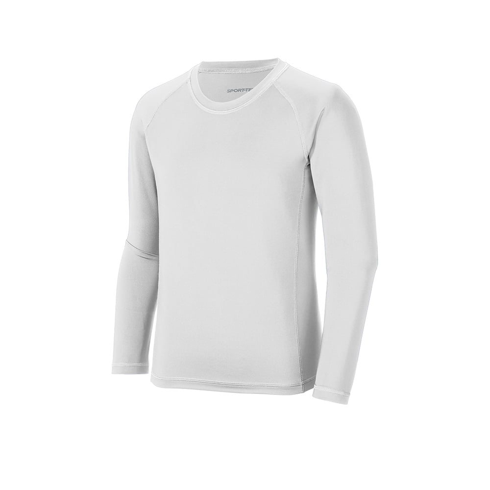 Sport - Tek YST470LS Youth Raglan Long Sleeve Rashguard T-Shirt - Gorvex.com