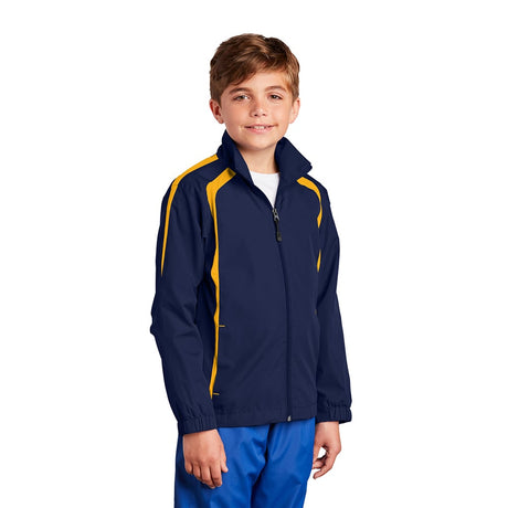 Sport - Tek YST60 Youth Colorblock Raglan Jacket with Side Pockets - Gorvex.com