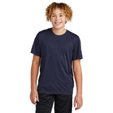 Sport - Tek YST720 Youth PosiCharge Re - Compete Short Sleeve Recycled Tee - Gorvex.com