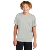 Sport - Tek YST720 Youth PosiCharge Re - Compete Short Sleeve Recycled Tee - Gorvex.com