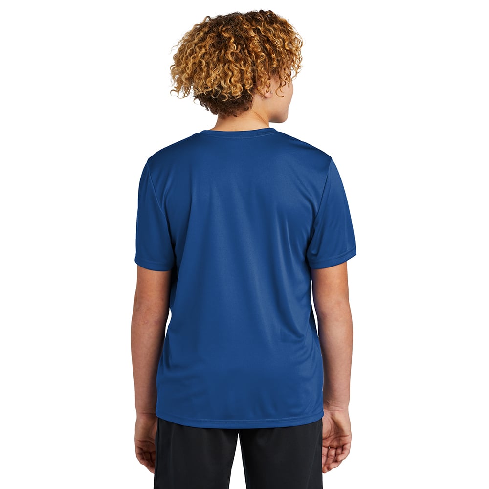 Sport - Tek YST720 Youth PosiCharge Re - Compete Short Sleeve Recycled Tee - Gorvex.com