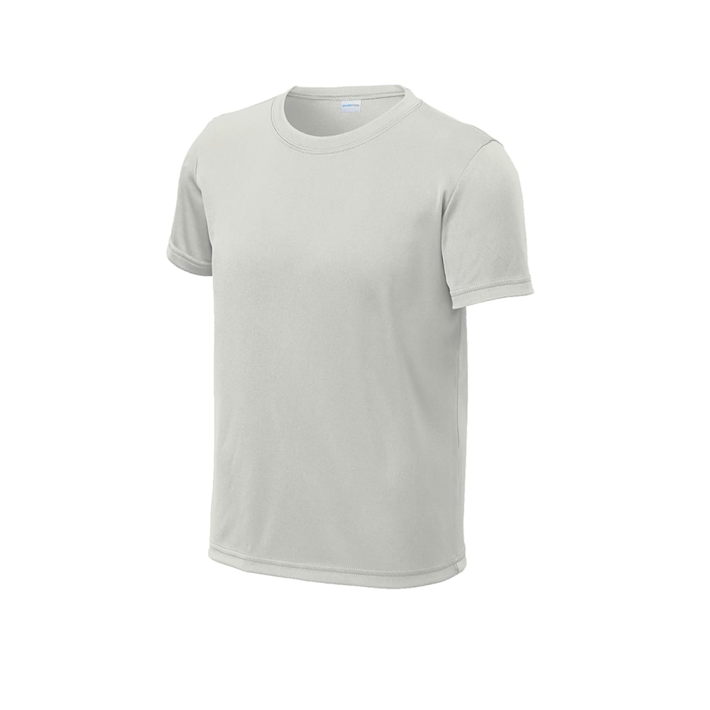 Sport - Tek YST720 Youth PosiCharge Re - Compete Short Sleeve Recycled Tee - Gorvex.com