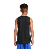 Sport - Tek YT555 Youth PosiCharge Mesh Reversible Sleeveless T-Shirt - Gorvex.com