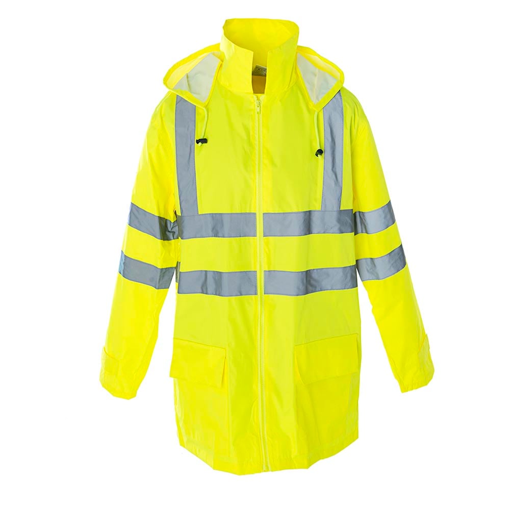 Reptyle™  Class 3 Rain Jacket with Hook & Loop Wrist Closure