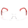 Pyramex Intruder Safety Glasses with Colored Temples, 1 pair