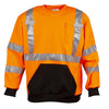 Cor-Brite™ Class 3 Crew Neck Sweatshirt with Stitched Reflective Tape