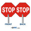 Stop Stop Paddle Sign - 10 Inch Wooden Handle - Gorvex.com