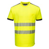 Portwest T181 PW3 Series Hi Vis Short Sleeved Shirt with Segmented Tapes