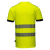 Portwest T181 PW3 Series Hi Vis Short Sleeved Shirt with Segmented Tapes