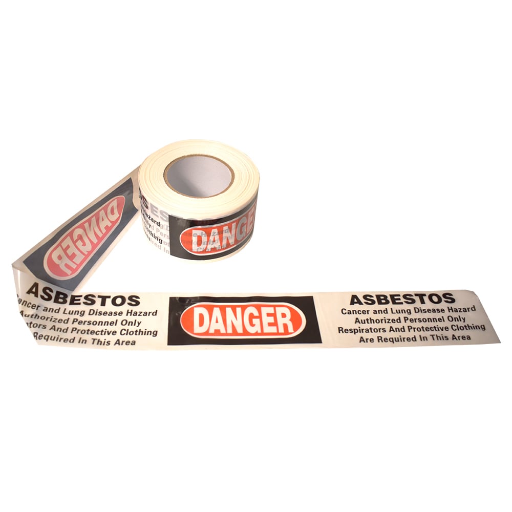 Cordova T20315 Danger Asbestos Hazard Barricade Tape, 1 case (12 pieces)