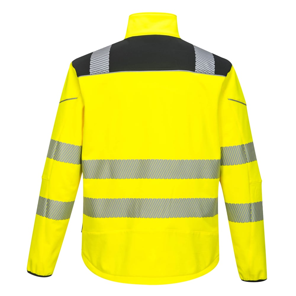 Portwest T402 Vision PW3 Hi Vis Softshell Jacket with 3-Layer System