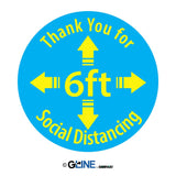 Thank You for Social Distancing PeopleFlow Social Distancing Spacer - Gorvex.com