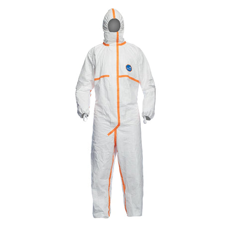 TJ198T Tyvek 800J® Coverall with Chin Flap on Hood, S - 5XL, 1 case (25 pieces) - Gorvex.com