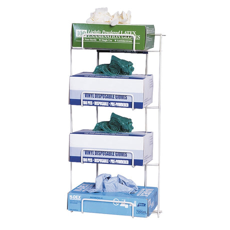 Top Dispensing Disposable Glove Rack, 4 Boxes - Gorvex.com