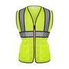 Two - Tone Mesh Ladies' Safety Vest with Adjustable Waist - Gorvex.com