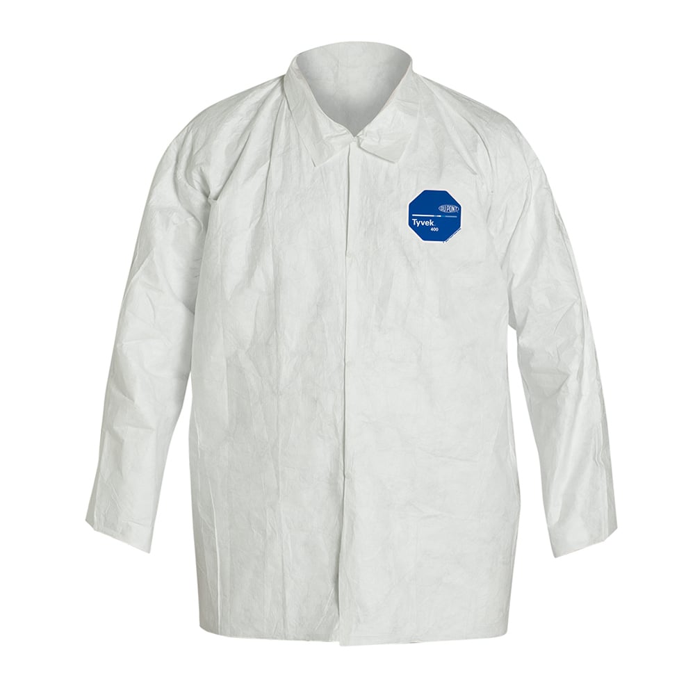 TY303S Tyvek® 400 Shirt - Collar and Long Sleeve (S - 5XL), 1 case (50 pieces) - Gorvex.com