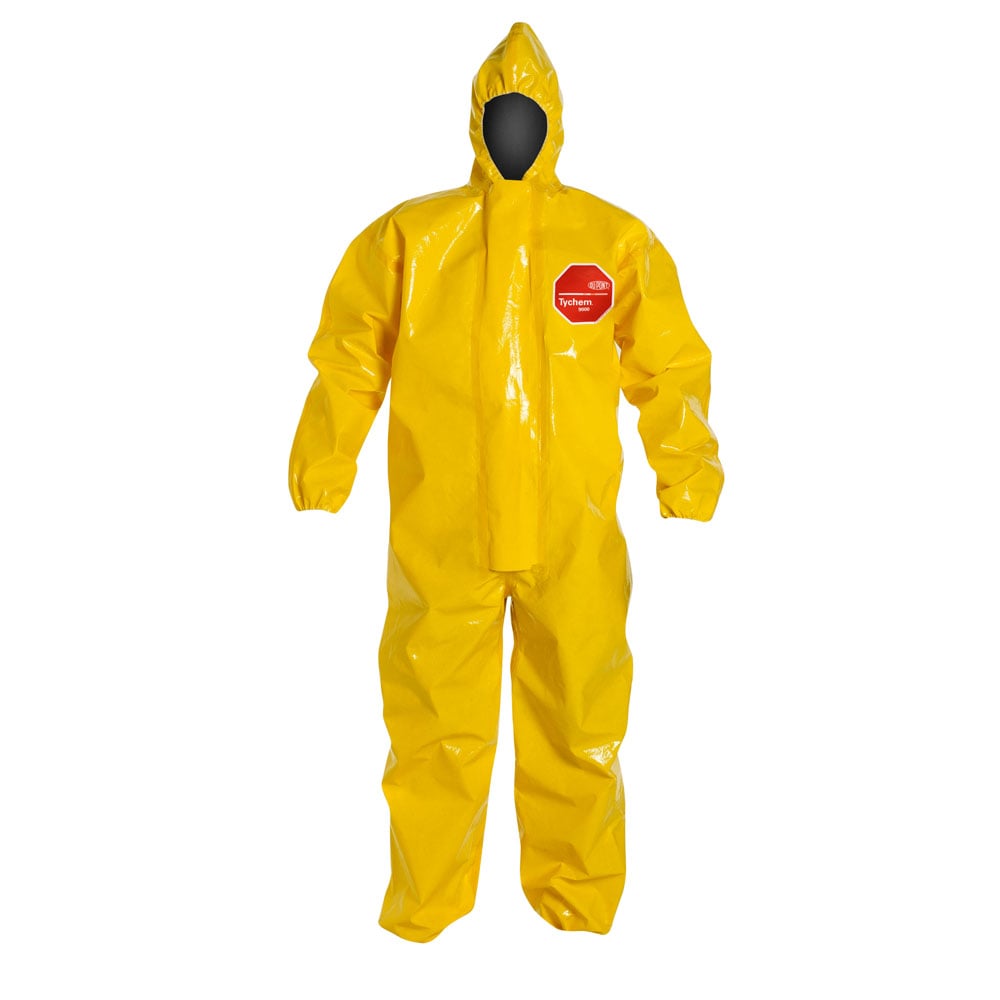 BR127T Tychem BR® Coverall with Hood and Zipper, M - 3XL, 1 case (2 pieces)