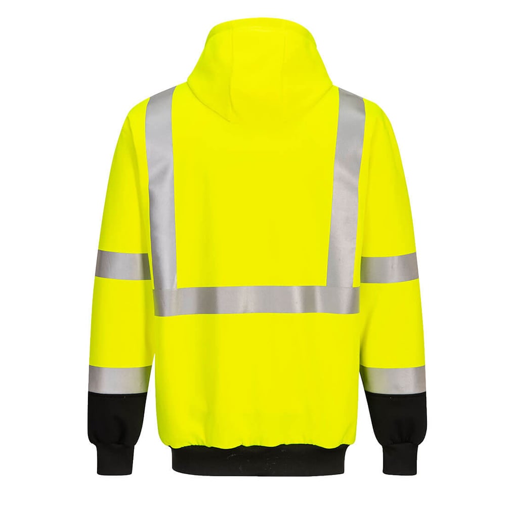 Portwest UB324 Hi Vis Two Tone Pullover Hoodie with Pocket