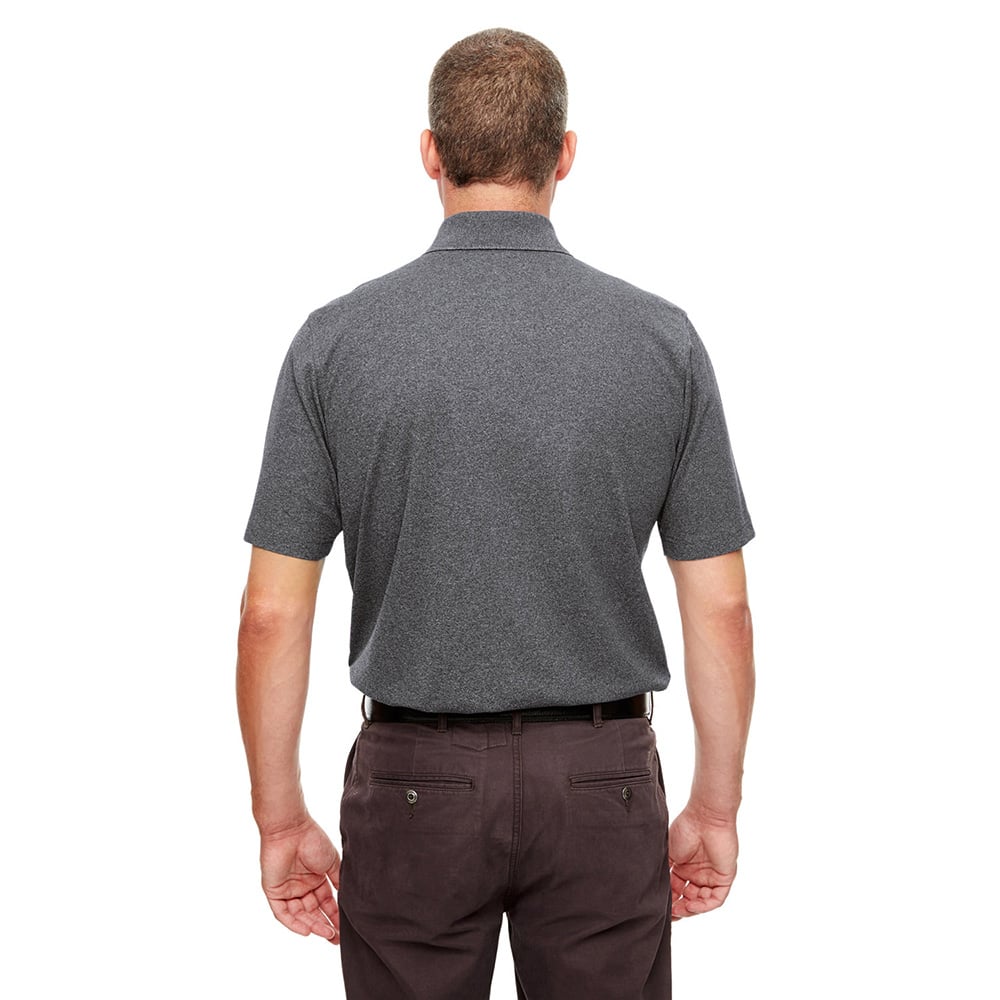 UltraClub UC100 Men's Heathered Piqué Polo