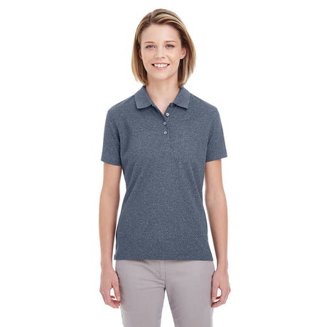 UltraClub UC100W Ladies' Heathered Piqué Polo