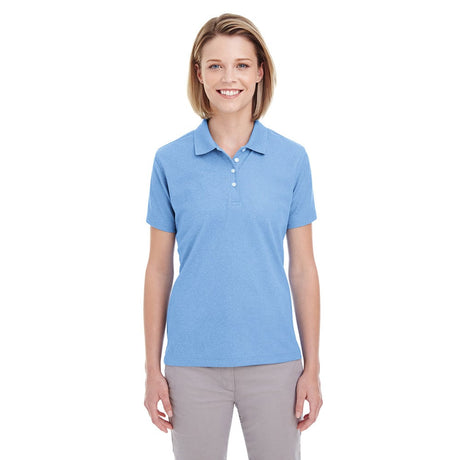 UltraClub UC100W Ladies' Heathered Piqué Polo