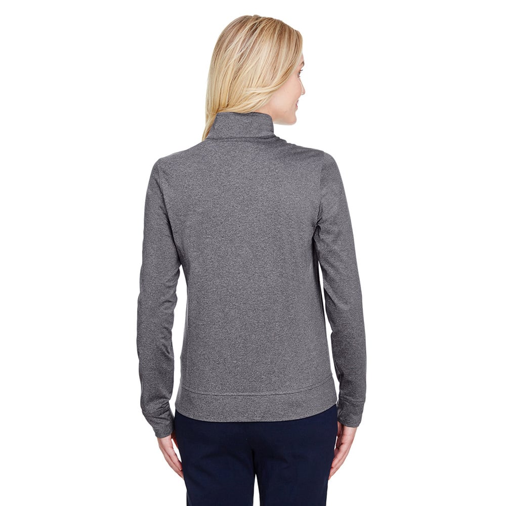 UltraClub UC400W Ladies' Navigator Heather Full-Zip Pullover