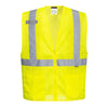 Portwest UC493 Vest-Port Series Economy Mesh Hi Vis Vest with 2 Pockets