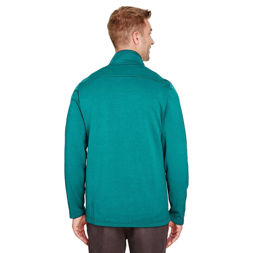 UltraClub UC792 Men's Coastal Pique Fleece Quarter-Zip Pullover