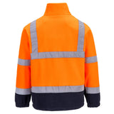 Portwest UF301 Hi Vis Two-Tone Mesh Fleece Jacket with Contrast Panel