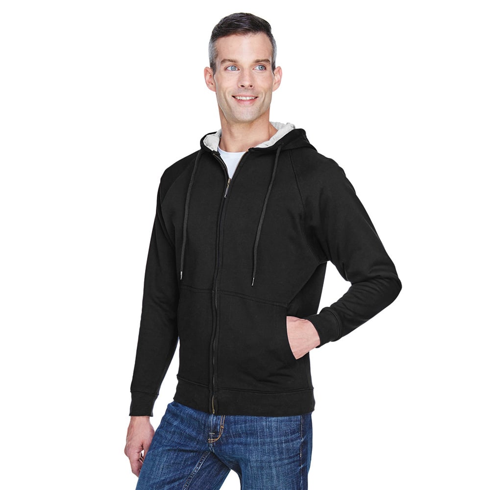 UltraClub 8463 Rugged Thermal - Lined Hooded Fleece Sweatshirt - Gorvex.com