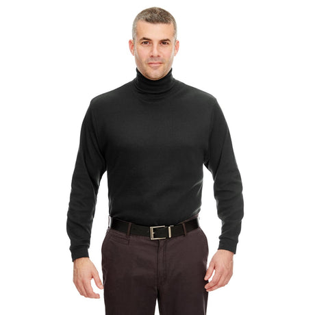 UltraClub 8516 Egyptian Interlock Turtleneck T-Shirt with Long - Sleeves - Gorvex.com